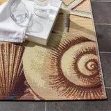 Safavieh Barbados 500 4'-0" x 6'-0" Rug in Gold / Blue
