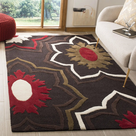 Safavieh Soho 3'-6" x 5'-6" Rug in Brown / Multi
