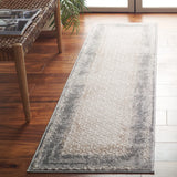 Safavieh Alenia 100 2'-0" x 8'-0" Rug in Ivory / Grey