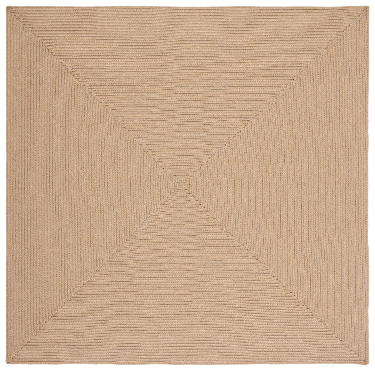 Safavieh Braided 6'-0" x 6'-0" Rug in Beige / Tan