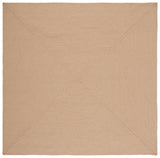 Safavieh Braided 6'-0" x 6'-0" Rug in Beige / Tan