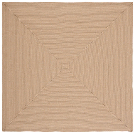 Safavieh Braided 6'-0" x 6'-0" Rug in Beige / Tan