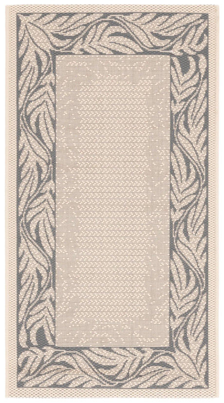 Safavieh Courtyard 2'-0" x 3'-7" Rug in Sand / Grey