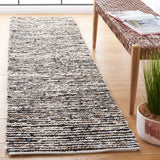 Safavieh Natura 2'-3" x 8'-0" Rug in Black / Ivory