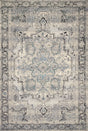 Loloi Mika Mik-01 Grey / Blue Rugs - main flat