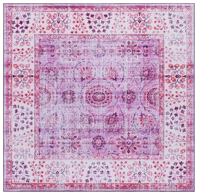 Safavieh Tucson 6'-0" x 6'-0" Rug in Violet / Beige