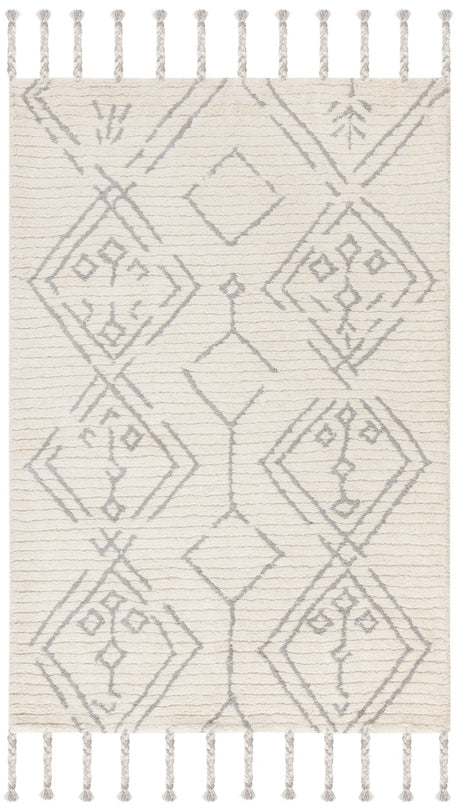 Safavieh Casablanca 4'-0" x 6'-0" Rug in Ivory / Silver