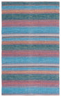 Safavieh Montauk 4'-0" x 6'-0" Rug in Blue / Orange
