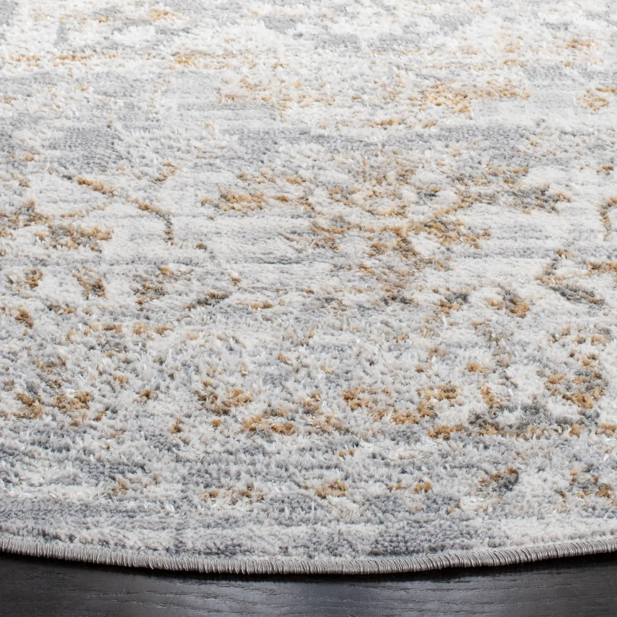 Safavieh Orchard 6'-7" x 6'-7" Rug in Grey / Gold