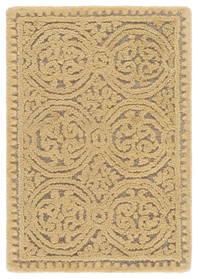 Safavieh Cambridge 2'-0" x 3'-0" Rug in Light Gold / Dark Gold