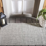 Safavieh Courtyard 2'-0" x 3'-7" Rug in Grey / Turquoise