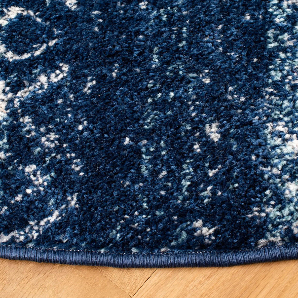 Safavieh Tulum 6'-7" x 6'-7" Rug in Blue / Ivory