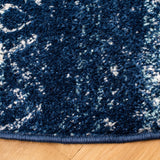 Safavieh Tulum 6'-7" x 6'-7" Rug in Blue / Ivory