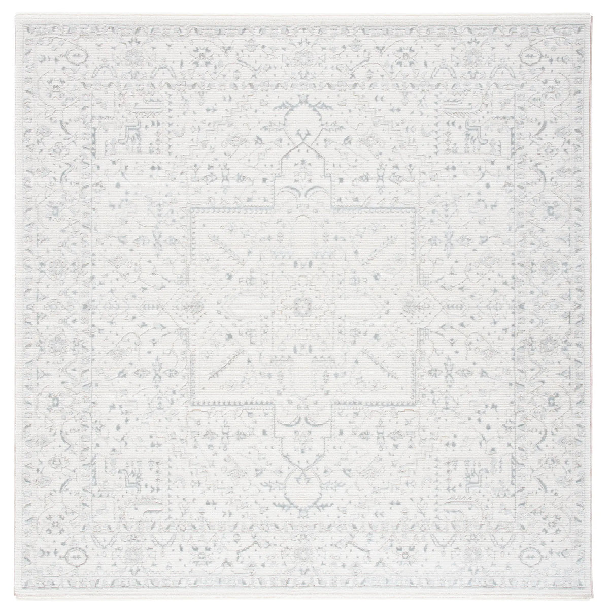 Safavieh Martha Stewart Sabrina 6'-7" x 6'-7" Rug in Ivory / Light Grey
