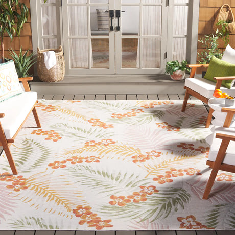 Safavieh Sunrise 8'-0" x 10'-0" Rug in Ivory / Rust Sage