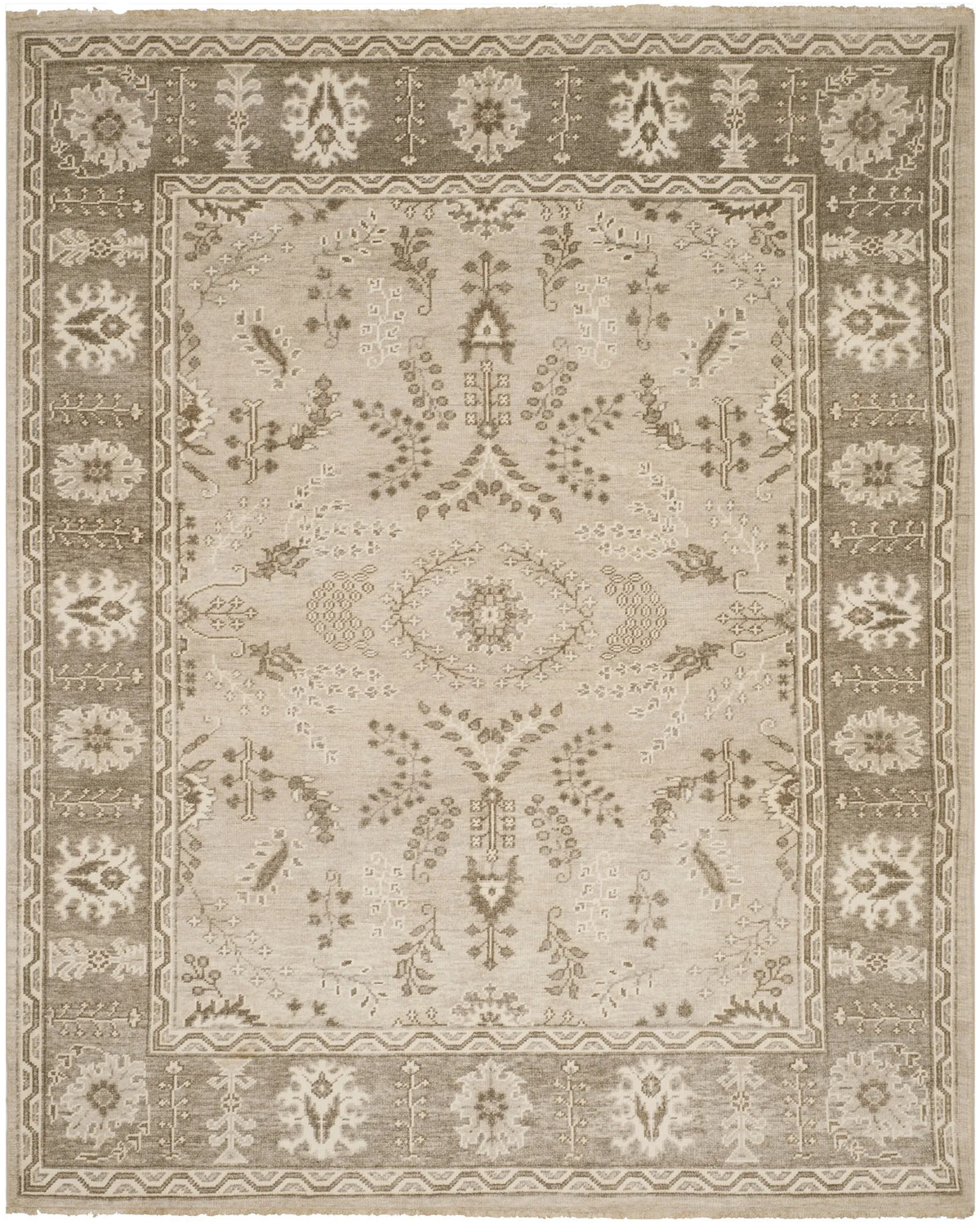 Safavieh Oushak 8'-0" x 10'-0" Rug in Beige