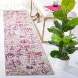 Safavieh Madison 2'-0" x 8'-0" Rug in Beige / Wine