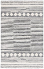Safavieh Abstract 4'-0" x 6'-0" Rug in Black / Ivory