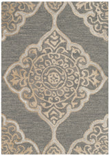 Safavieh Dip Dye 2'-0" x 3'-0" Rug in Slate / Beige