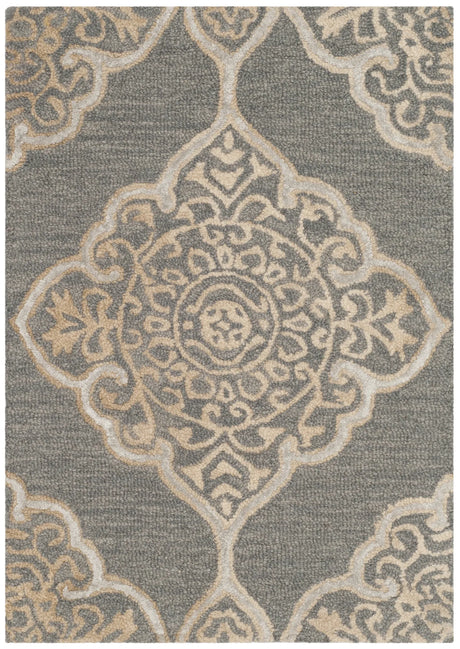 Safavieh Dip Dye 2'-0" x 3'-0" Rug in Slate / Beige