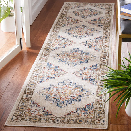Safavieh Olympia 2'-3" x 9'-0" Rug in Beige / Blue