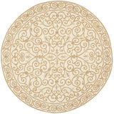 Safavieh Chelsea 8'-0" x 8'-0" Rug in Ivory / Gold