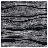 Safavieh Metro 6'-0" x 6'-0" Rug in Black / Ivory