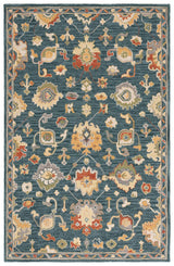 Safavieh Metro 4'-0" x 6'-0" Rug in Dark Grey / Red