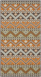 Safavieh Veranda 2'-7" x 5'-0" Rug in Terracotta / Chocolate