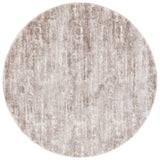 Safavieh Penelope Shag 6'-7" x 6'-7" Rug in Taupe / Ivory