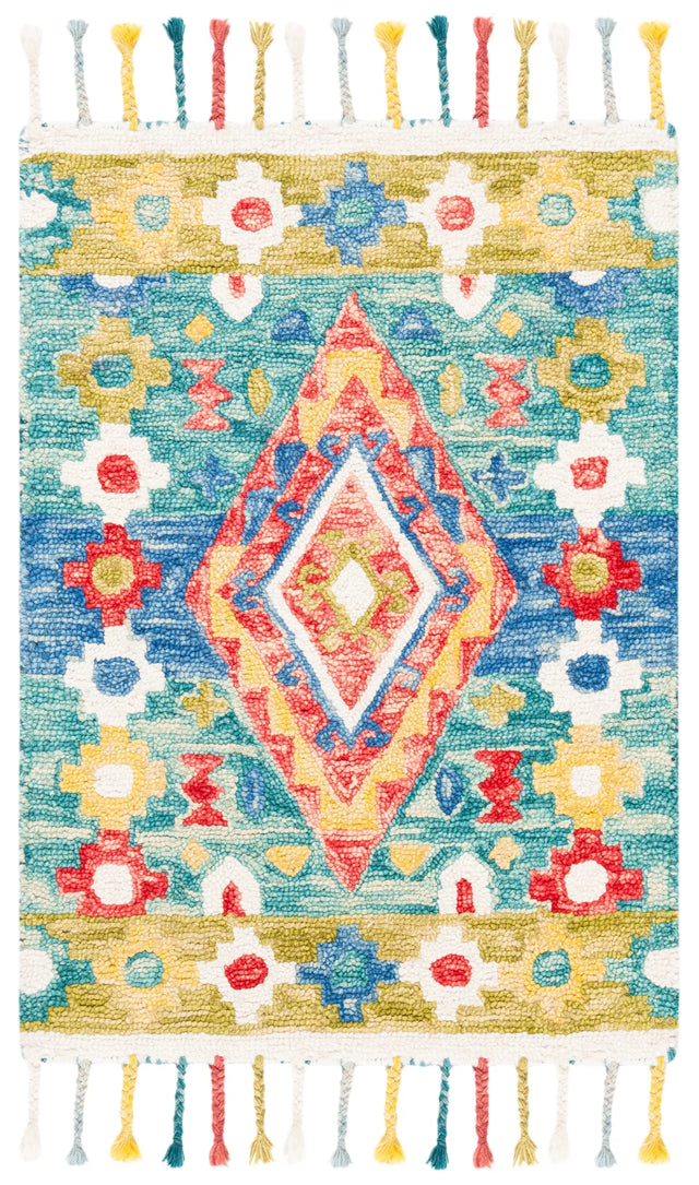 Safavieh Aspen 2'-0" x 3'-0" Rug in Green / Red
