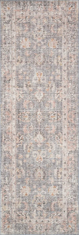 Loloi Skye Sky-01 Grey/Apricot Rugs - runner flat