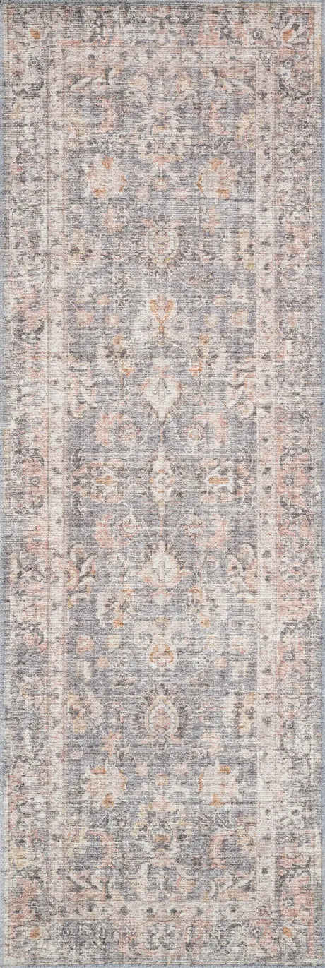 Loloi Skye Sky-01 Grey/Apricot Rugs - runner flat
