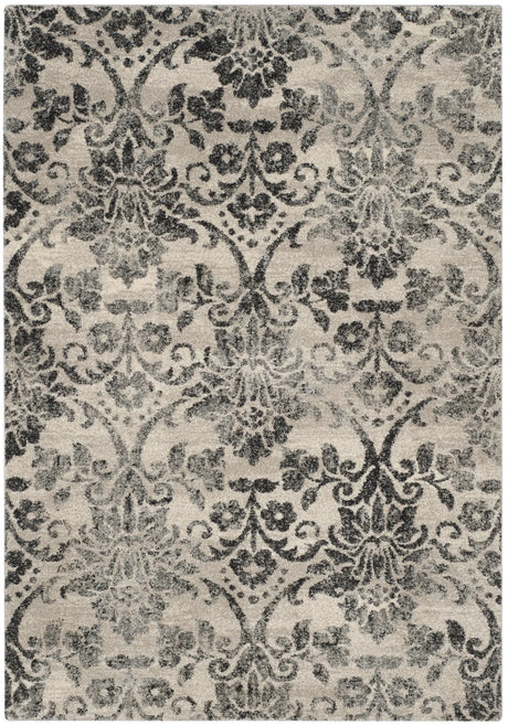 Safavieh Retro 4'-0" x 6'-0" Rug in Cream / Grey