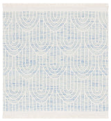 Safavieh Kilim 6'-0" x 6'-0" Rug in Blue / Ivory