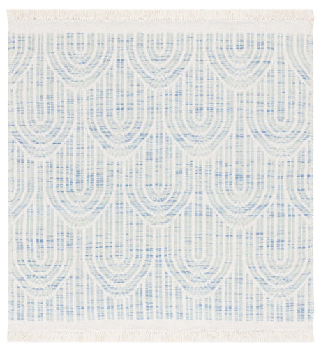 Safavieh Kilim 6'-0" x 6'-0" Rug in Blue / Ivory