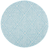 Safavieh Courtyard 6'-7" x 6'-7" Rug in Aqua / Grey