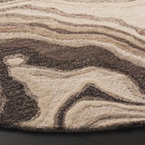 Safavieh Metro 6'-0" x 6'-0" Rug in Brown / Ivory