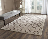 Safavieh Soho 3'-6" x 5'-6" Rug in Light Grey / Dark Grey