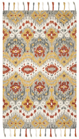 Safavieh Suzani 5'-0" x 8'-0" Rug in Grey / Gold