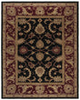 Safavieh Classic 9'-6" x 13'-6" Rug in Black / Burgundy