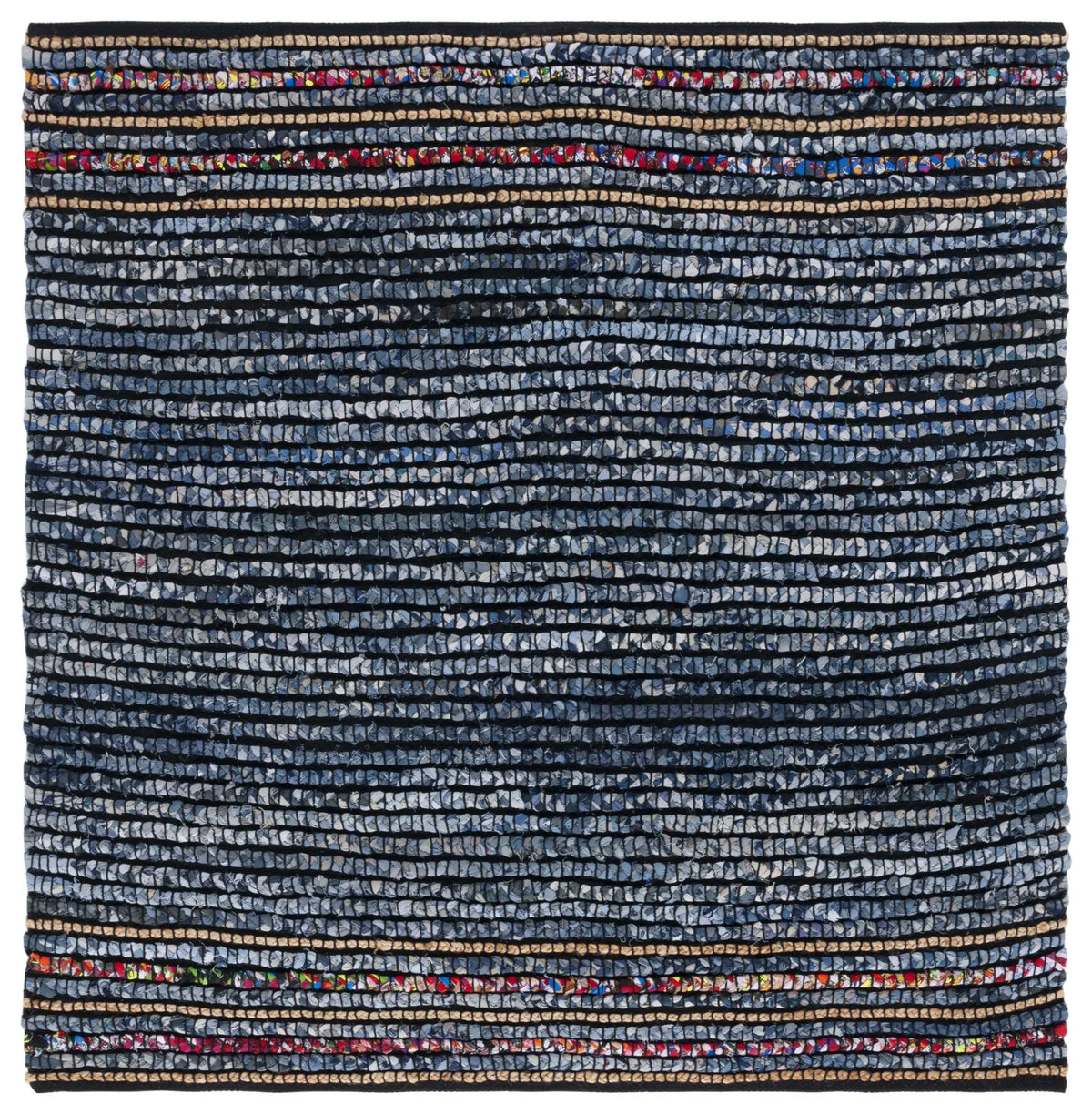 Safavieh Cape Cod 6'-0" x 6'-0" Rug in Natural / Blue