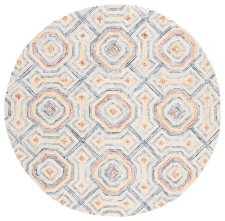 Safavieh Aspen 6'-0" x 6'-0" Rug in Ivory / Blue