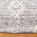 Safavieh Chapel 6'-7" x 6'-7" Rug in Black / Ivory