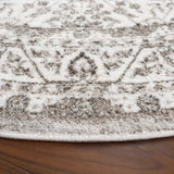 Safavieh Orchard 6'-7" x 6'-7" Rug in Ivory / Silver