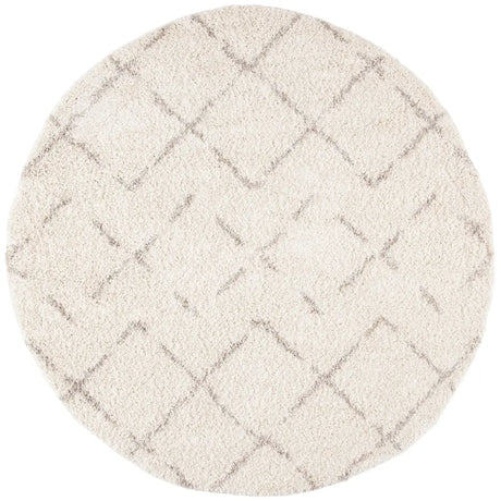 Safavieh Arizona Shag 6'-7" x 6'-7" Rug in Ivory / Beige