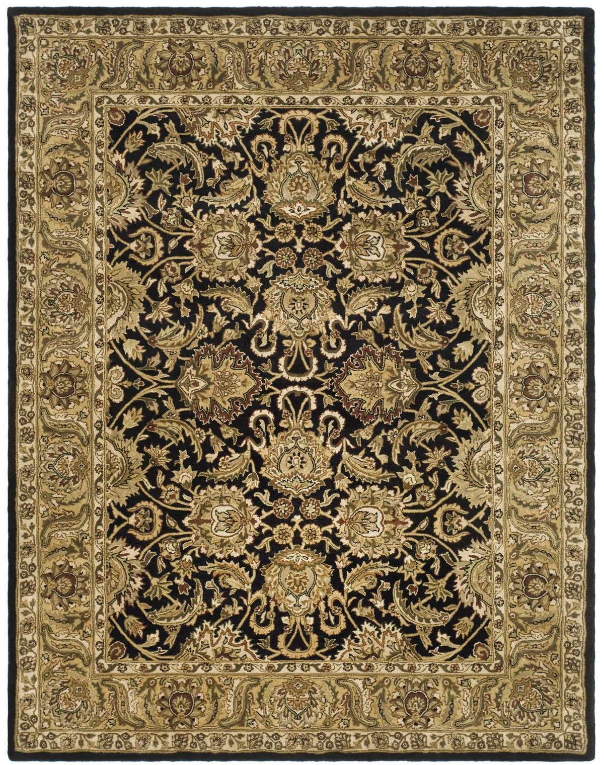 Safavieh Classic 9'-6" x 13'-6" Rug in Black / Gold