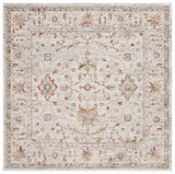 Safavieh Hamilton 6'-7" x 6'-7" Rug in Ivory / Rust