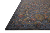 Loloi Winchester WNC-03 Traditional Power Loomed Sapphire, Multi Rug - rug corner