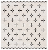 Safavieh Melody 6'-7" x 6'-7" Rug in Ivory / Black